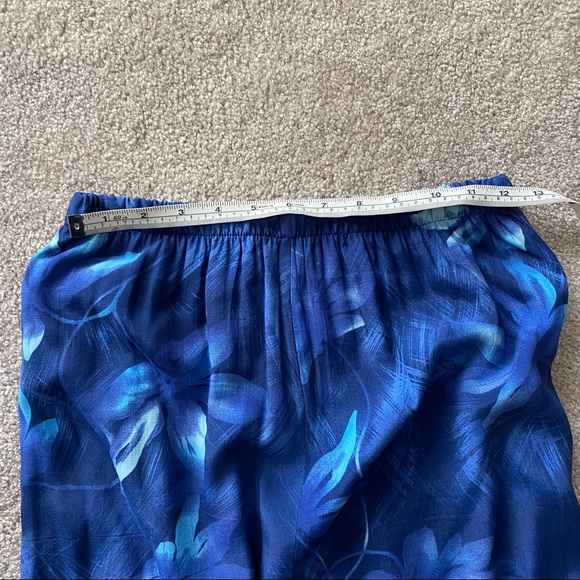 Vintage Cartise Int’l Blue Floral Skirt Set - Picture 13 of 13
